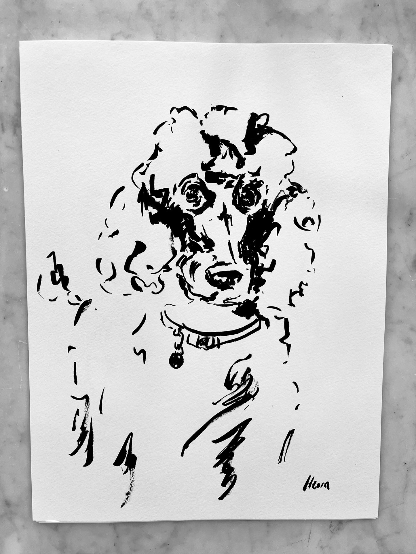 CUSTOM INK PAINTED PET PORTRAIT
