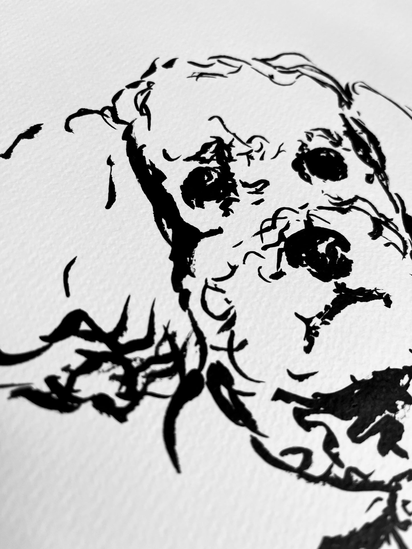 CUSTOM INK PAINTED PET PORTRAIT
